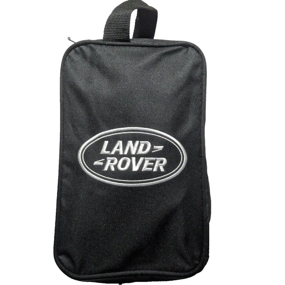 NEW WITHOUT TAGS Land Rover Men’s travel Toiletry Bag tote black 10X6X3 Zipper